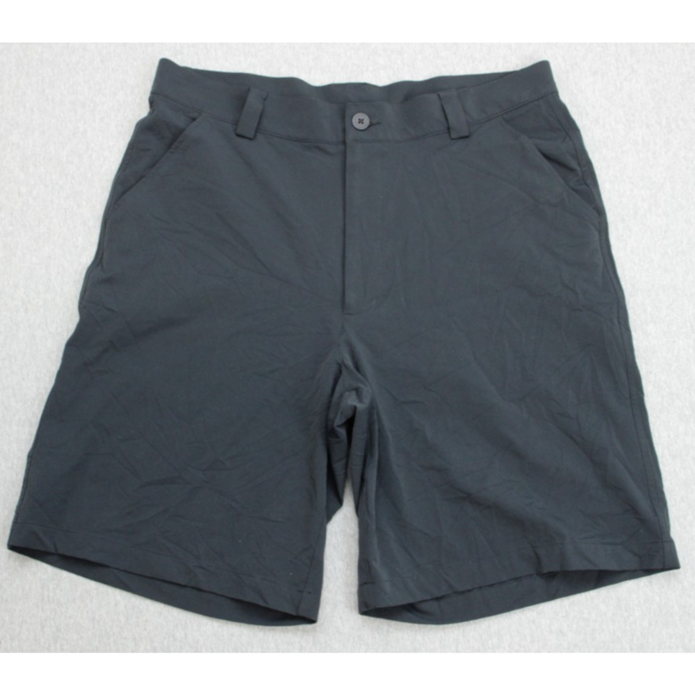 Under Armour Shorts Mens 34R Black Performance Stretch Chino Golf 9" Inseam